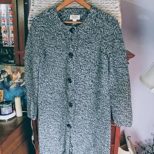 Talbots Petites Sweater Coat